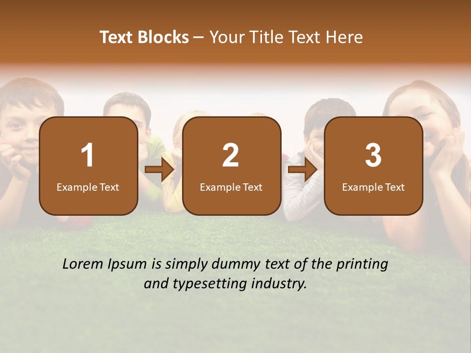 Outside Green Sister PowerPoint Template