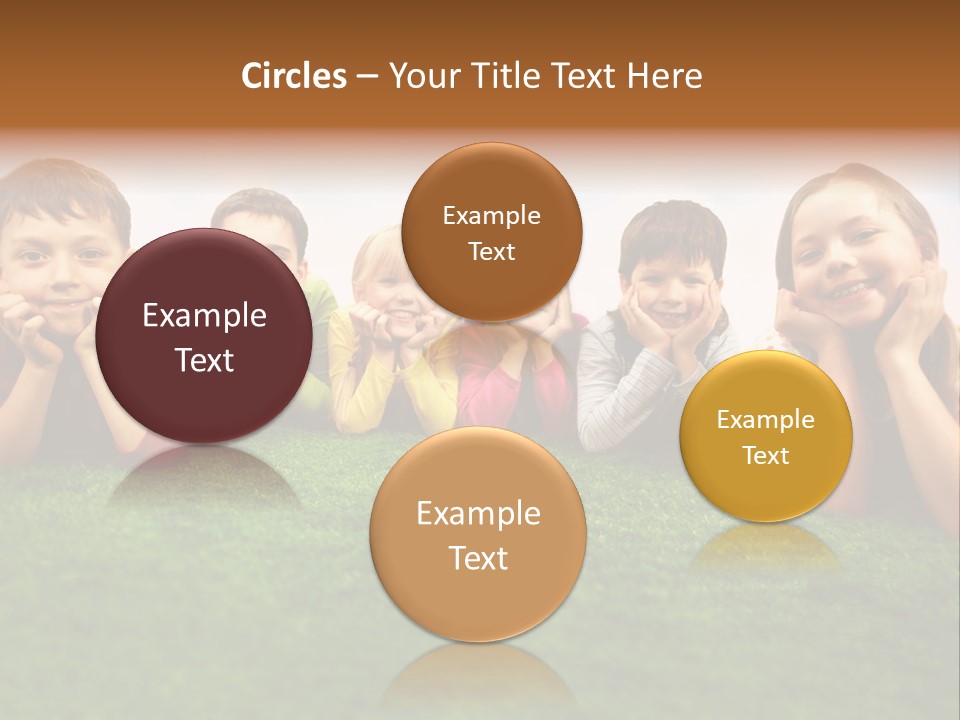 Outside Green Sister PowerPoint Template