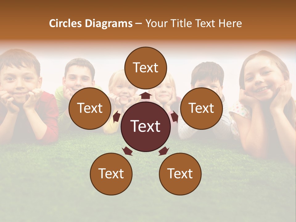 Outside Green Sister PowerPoint Template