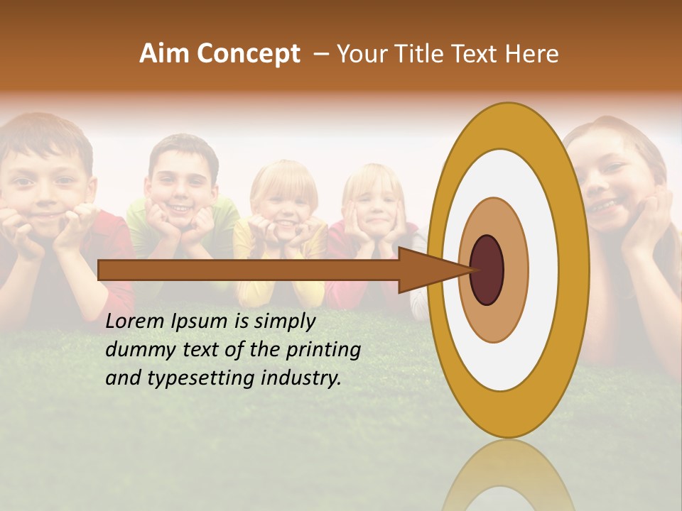 Outside Green Sister PowerPoint Template