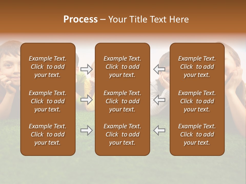 Outside Green Sister PowerPoint Template
