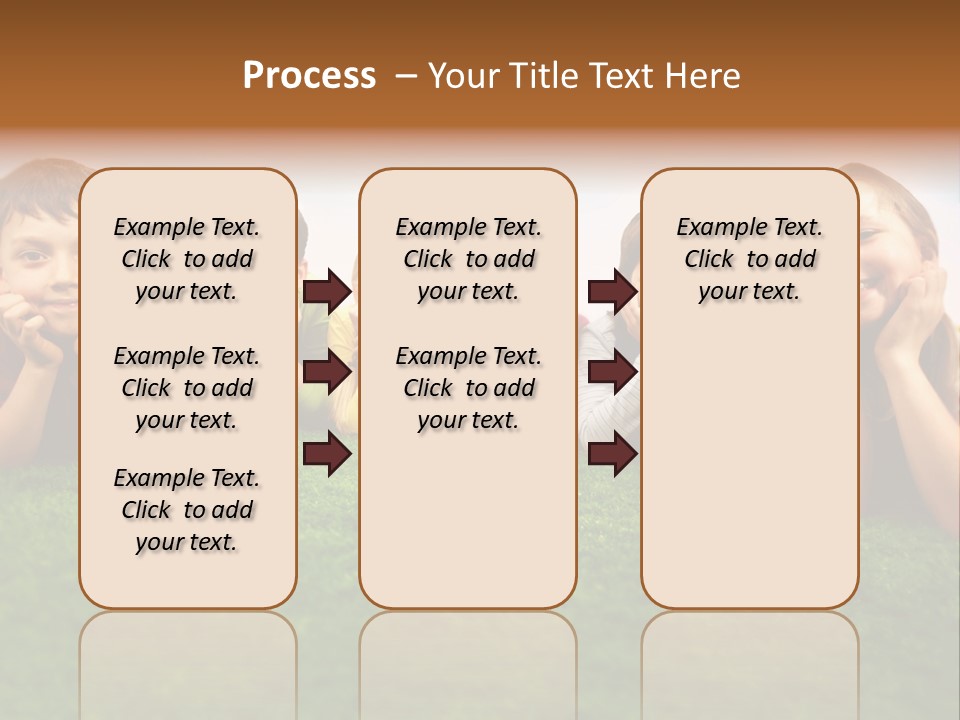 Outside Green Sister PowerPoint Template