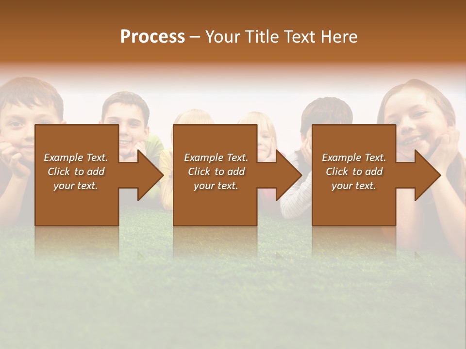 Outside Green Sister PowerPoint Template