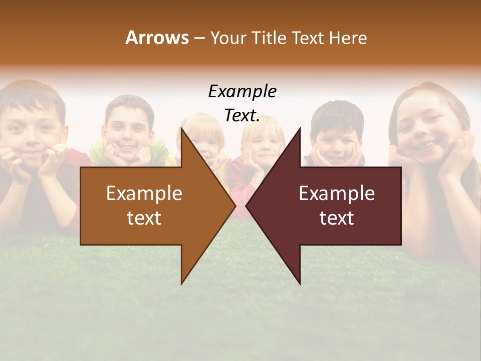 Outside Green Sister PowerPoint Template