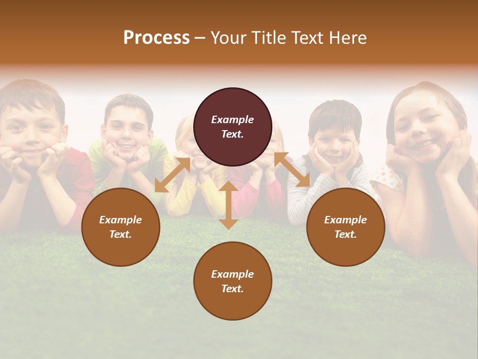 Outside Green Sister PowerPoint Template