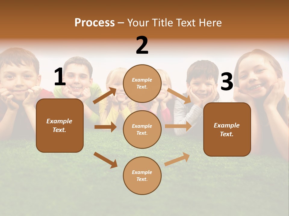 Outside Green Sister PowerPoint Template