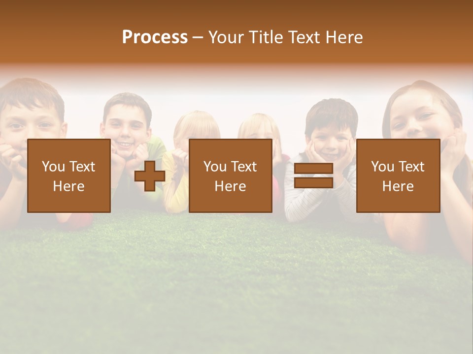 Outside Green Sister PowerPoint Template