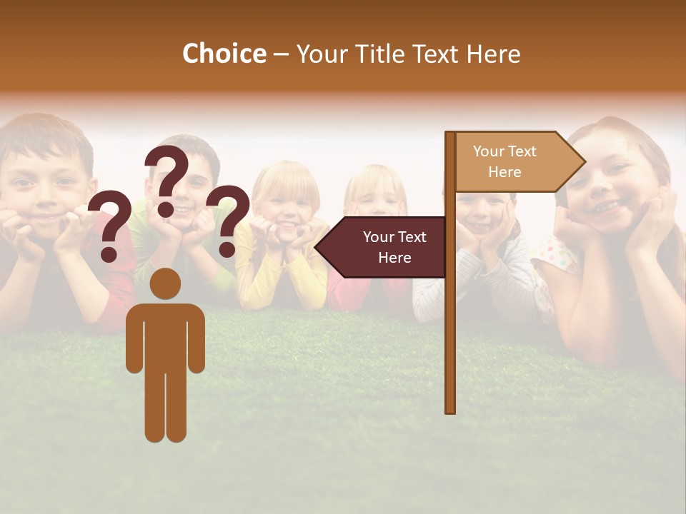 Outside Green Sister PowerPoint Template