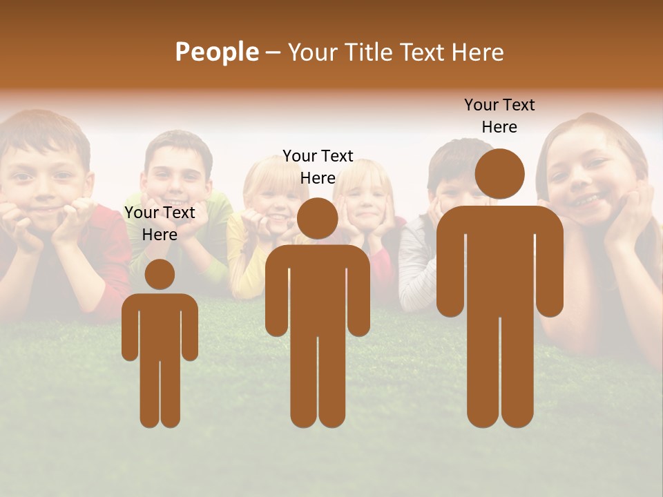 Outside Green Sister PowerPoint Template