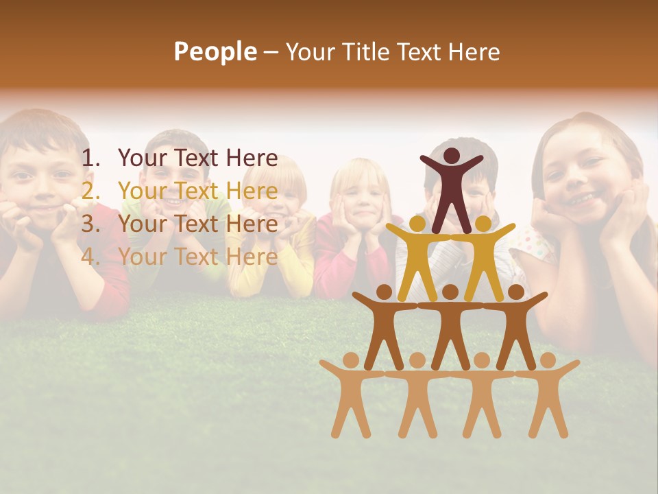 Outside Green Sister PowerPoint Template