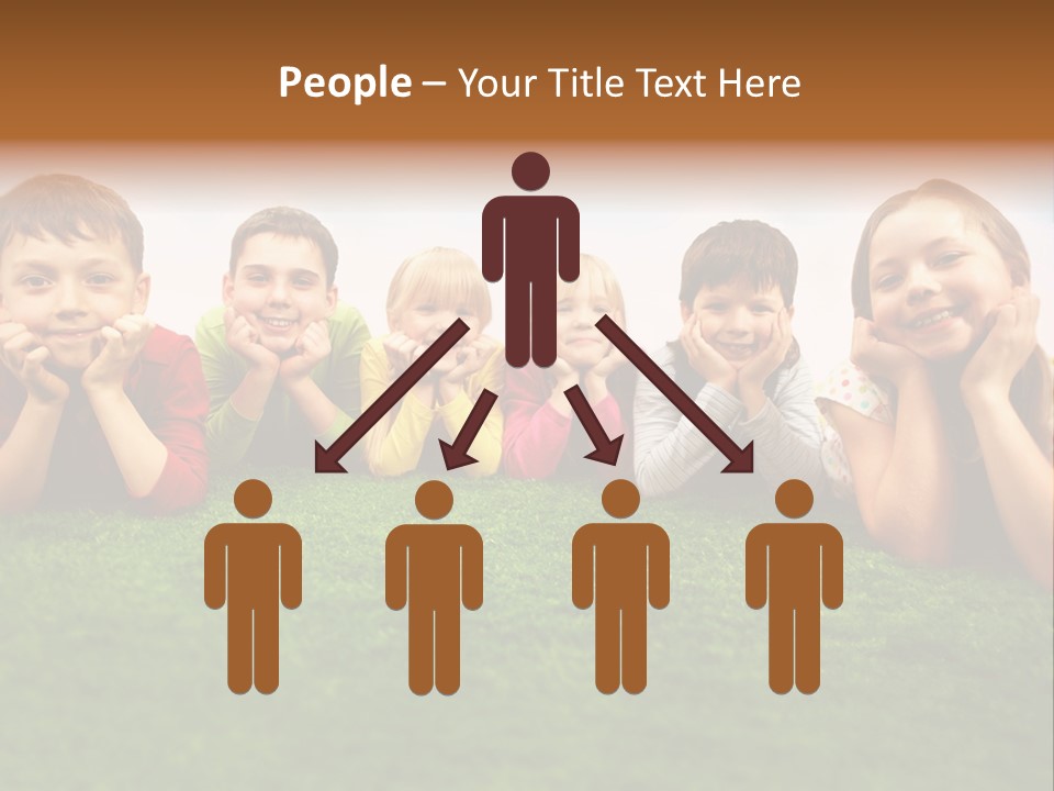 Outside Green Sister PowerPoint Template