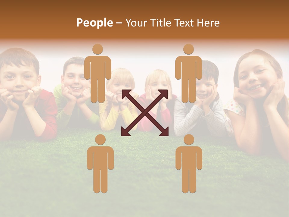 Outside Green Sister PowerPoint Template