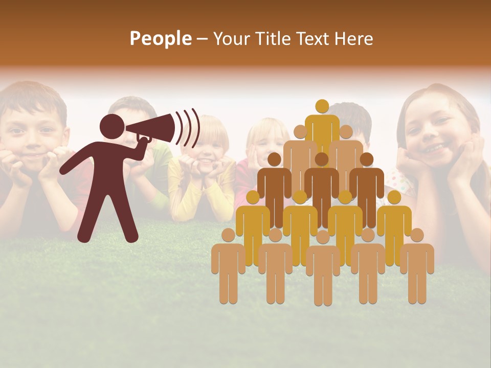 Outside Green Sister PowerPoint Template