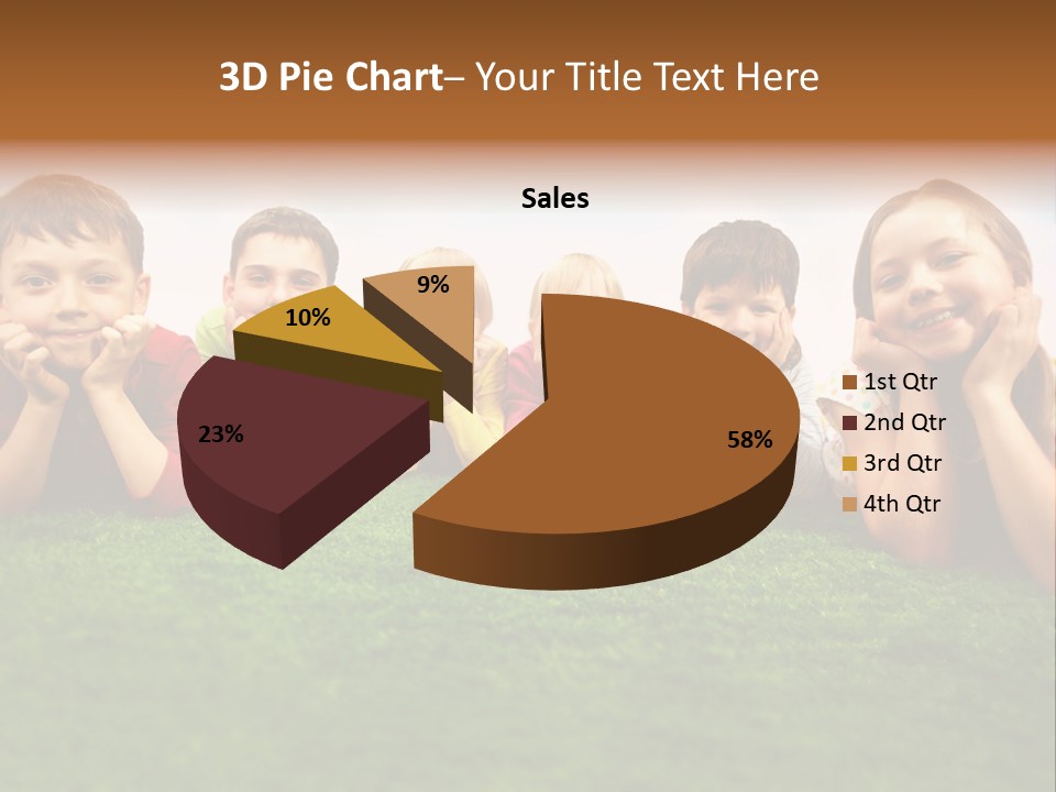 Outside Green Sister PowerPoint Template