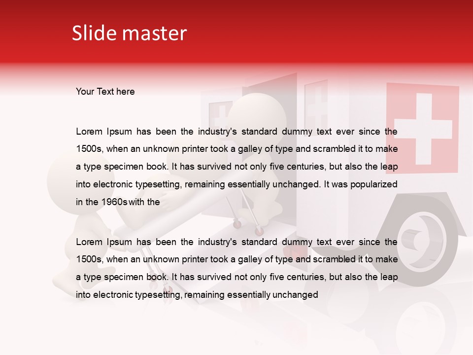 Shipping Post Storage PowerPoint Template