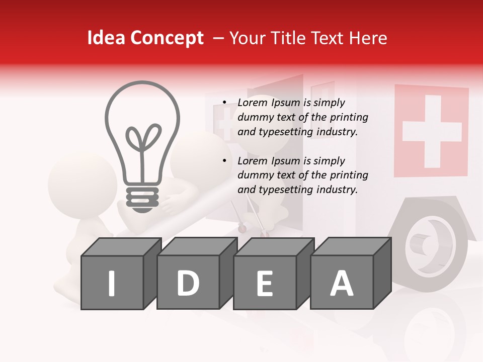 Shipping Post Storage PowerPoint Template