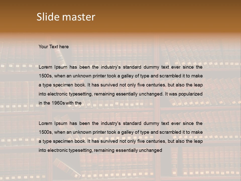 Wisdom Law Intelligence PowerPoint Template