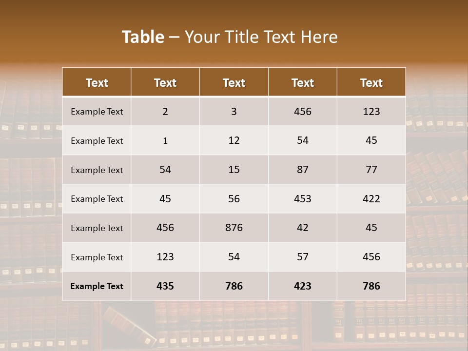 Wisdom Law Intelligence PowerPoint Template