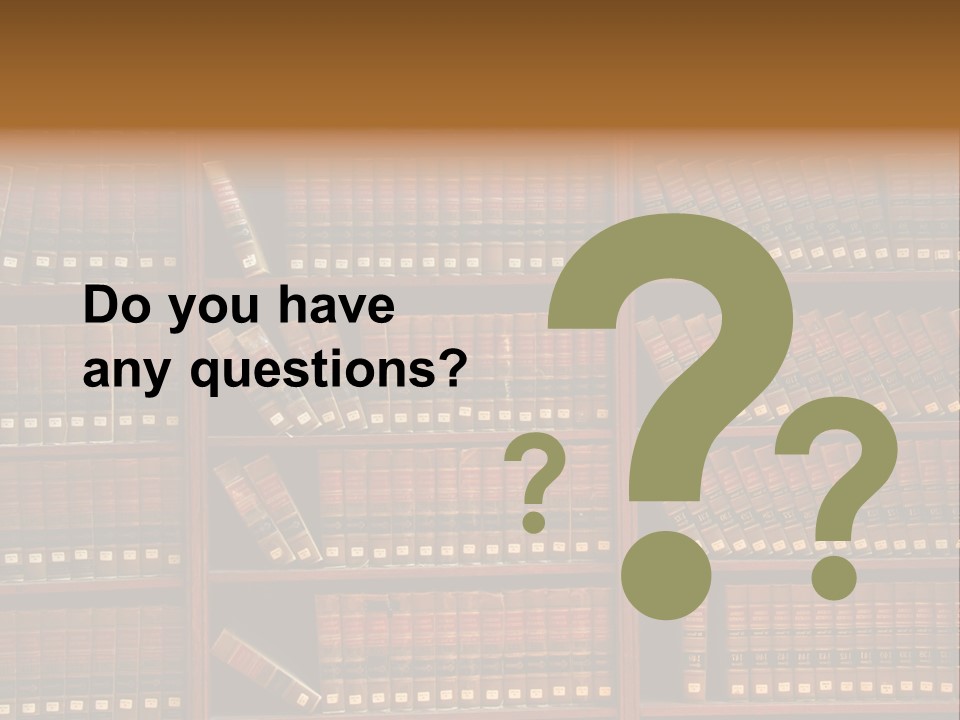 Wisdom Law Intelligence PowerPoint Template