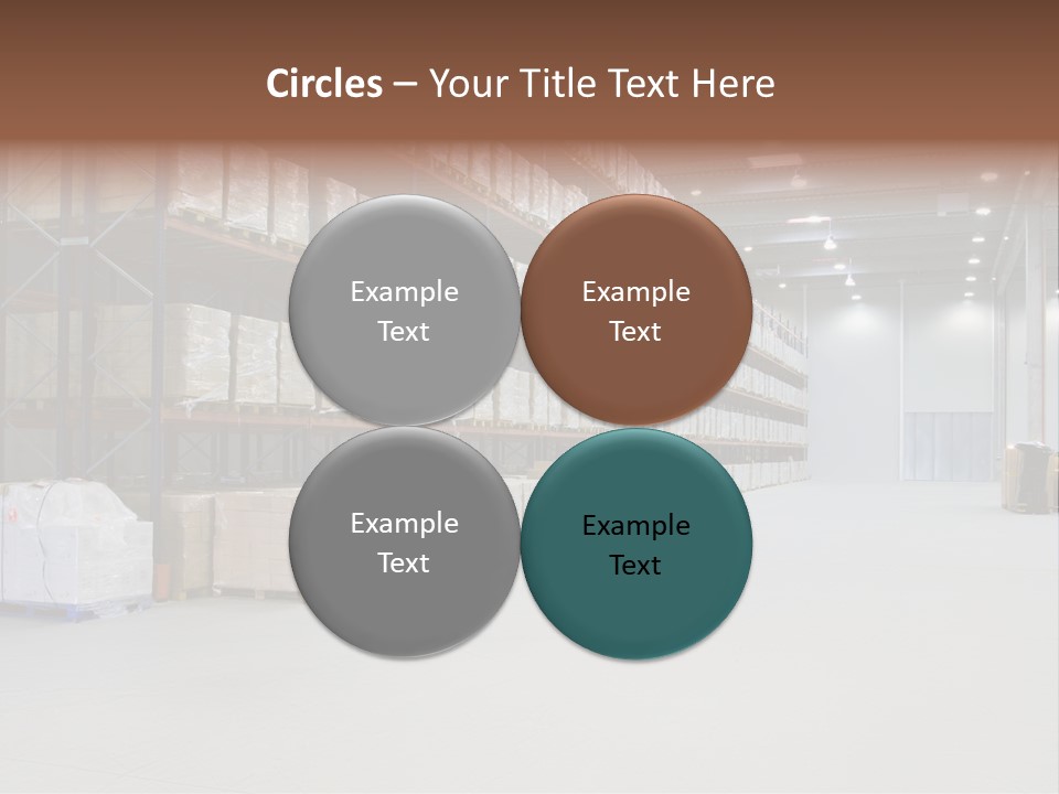 Warehouse Inside Construction PowerPoint Template