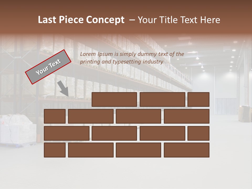 Warehouse Inside Construction PowerPoint Template