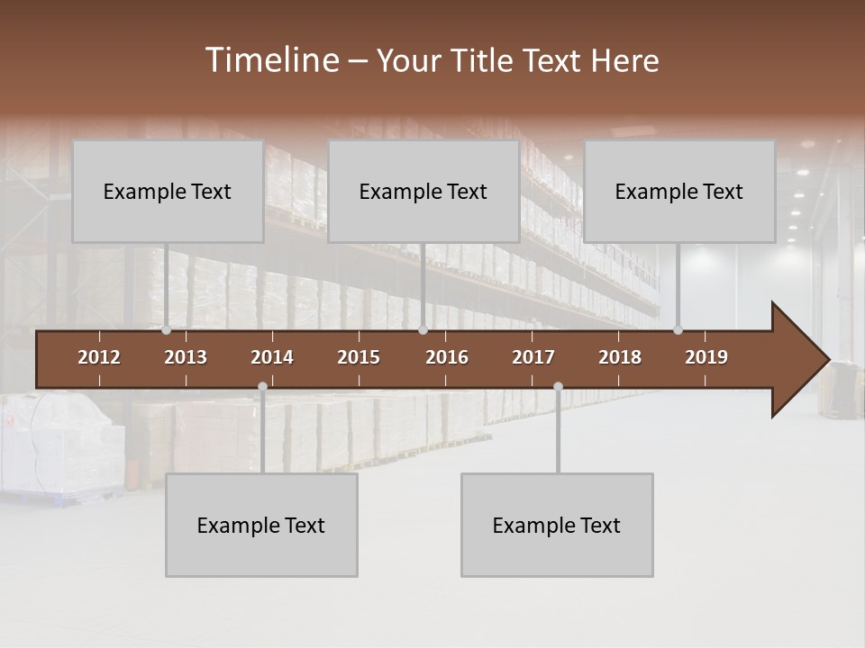 Warehouse Inside Construction PowerPoint Template