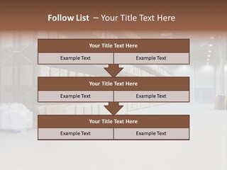 Warehouse Inside Construction PowerPoint Template