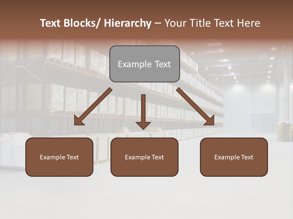 Warehouse Inside Construction PowerPoint Template
