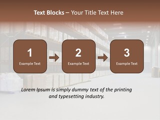 Warehouse Inside Construction PowerPoint Template