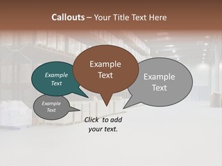Warehouse Inside Construction PowerPoint Template