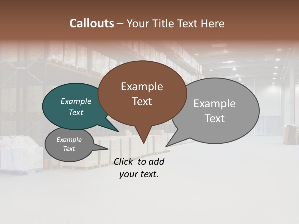 Warehouse Inside Construction PowerPoint Template