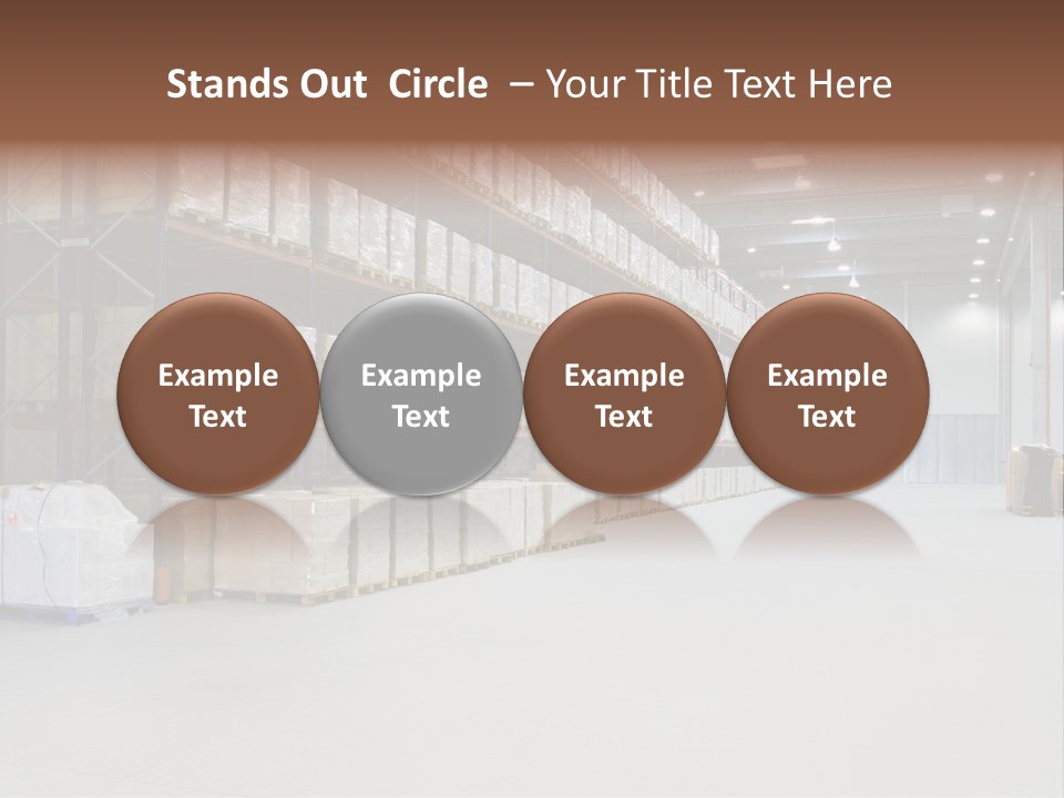 Warehouse Inside Construction PowerPoint Template