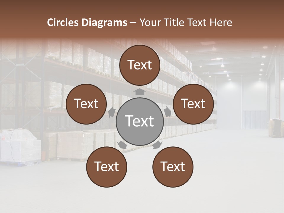 Warehouse Inside Construction PowerPoint Template