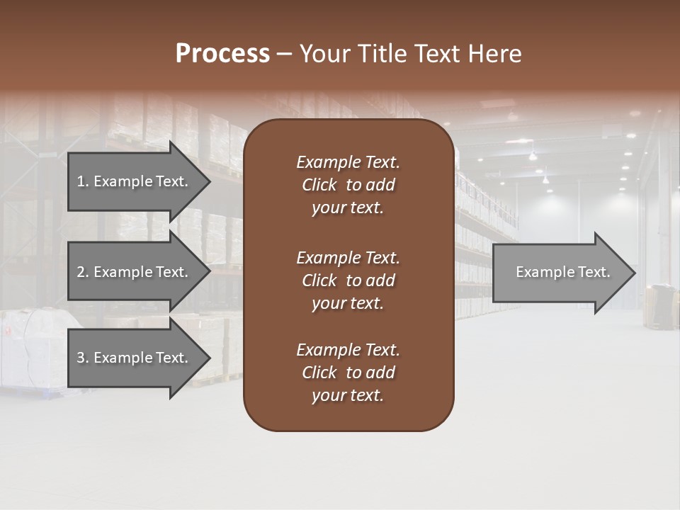 Warehouse Inside Construction PowerPoint Template