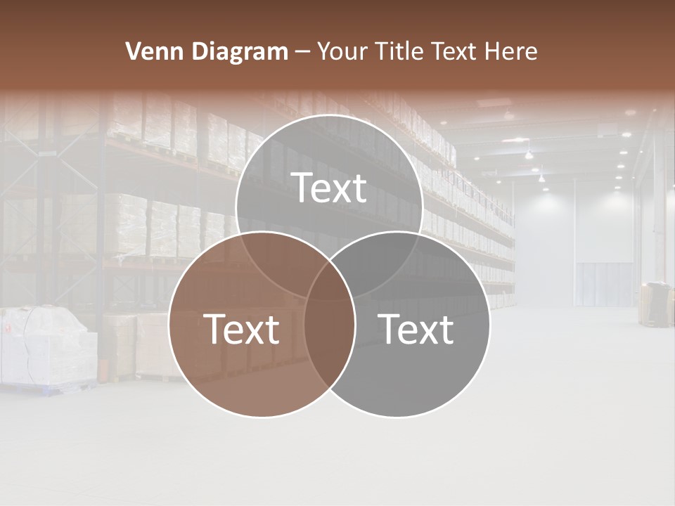 Warehouse Inside Construction PowerPoint Template