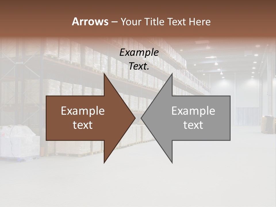 Warehouse Inside Construction PowerPoint Template