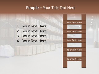 Warehouse Inside Construction PowerPoint Template