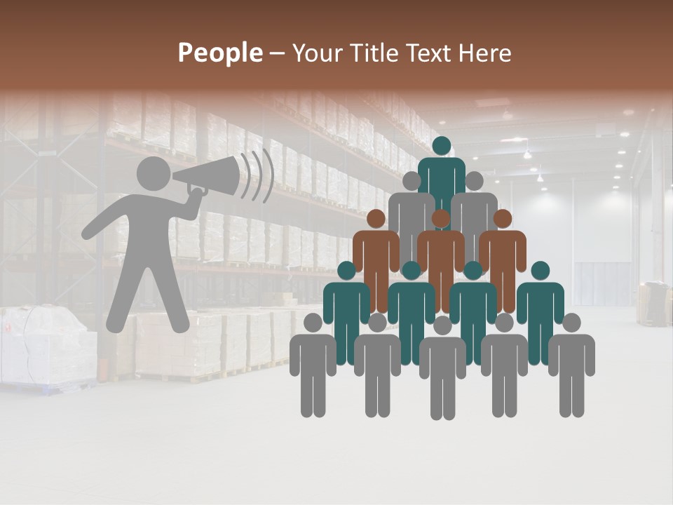 Warehouse Inside Construction PowerPoint Template