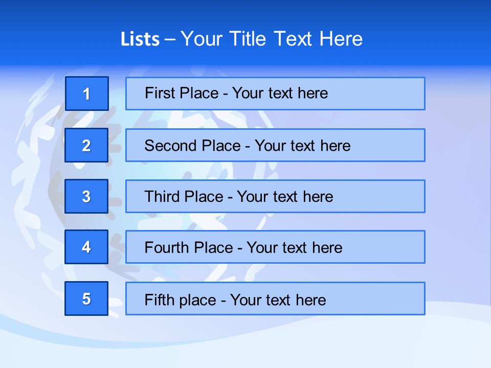 Tech Circle Globe PowerPoint Template