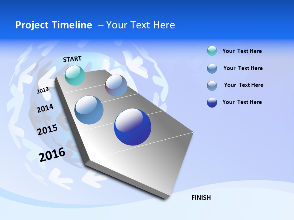 Tech Circle Globe PowerPoint Template