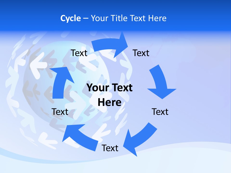 Tech Circle Globe PowerPoint Template