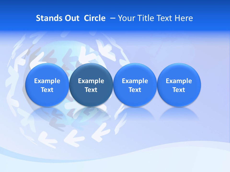 Tech Circle Globe PowerPoint Template