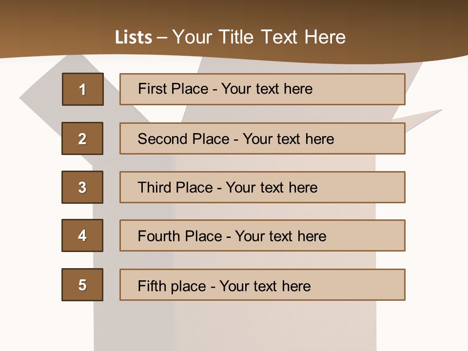 Shipping Post Storage PowerPoint Template