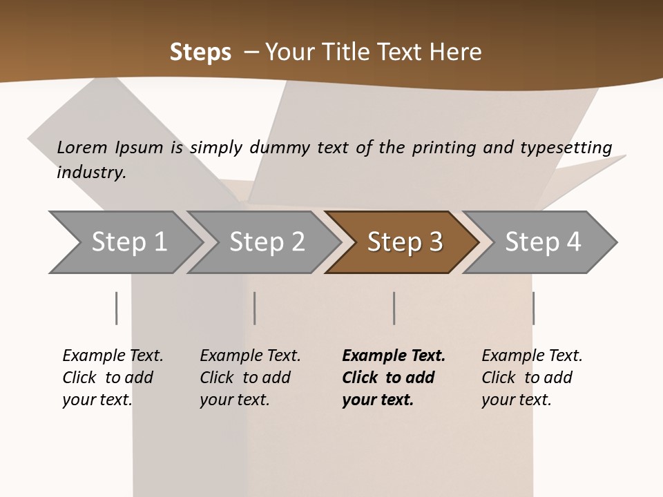 Shipping Post Storage PowerPoint Template