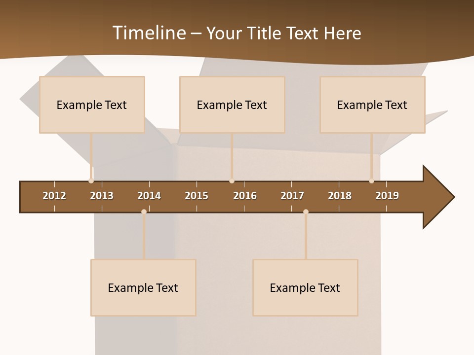 Shipping Post Storage PowerPoint Template