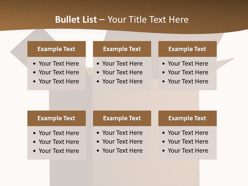 Shipping Post Storage PowerPoint Template