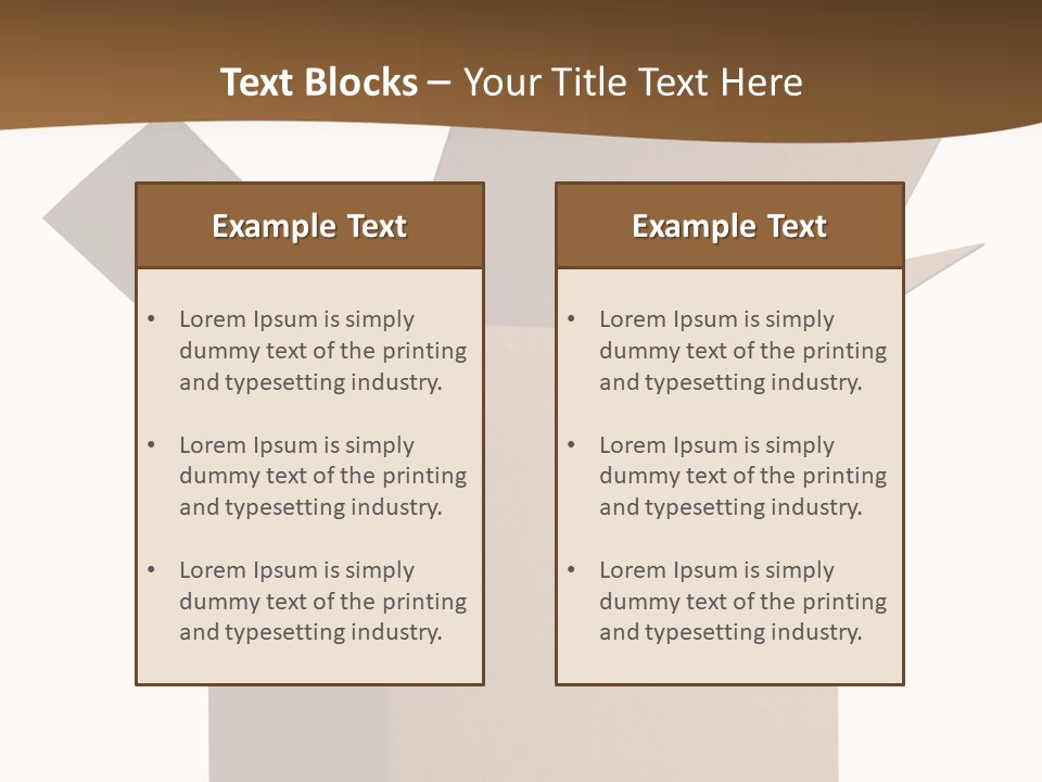 Shipping Post Storage PowerPoint Template
