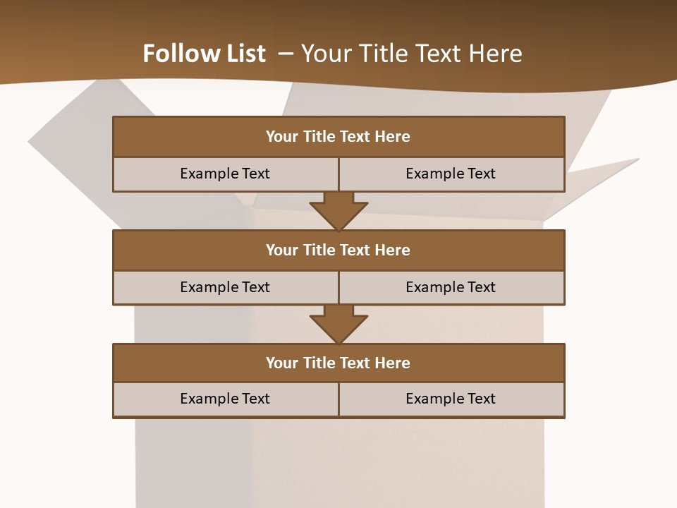 Shipping Post Storage PowerPoint Template