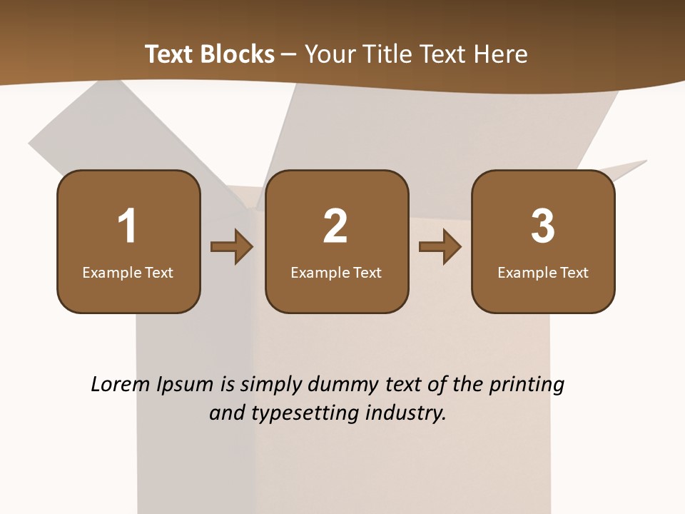 Shipping Post Storage PowerPoint Template