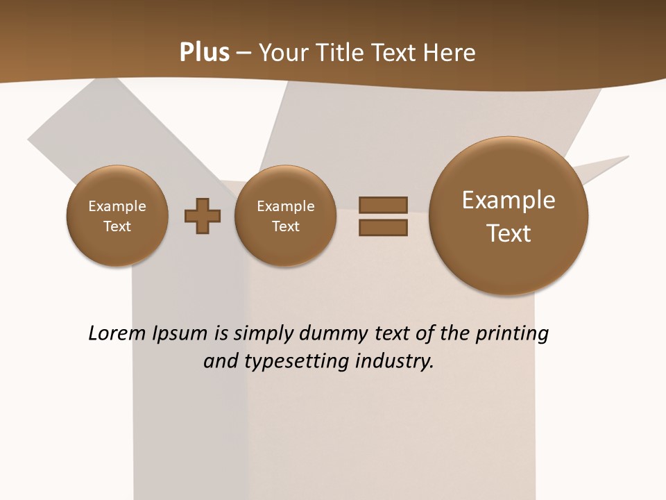 Shipping Post Storage PowerPoint Template